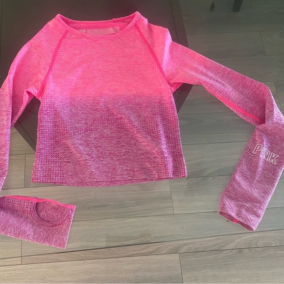 Pink seamless running top XS NWOT - Picture 1 of 2